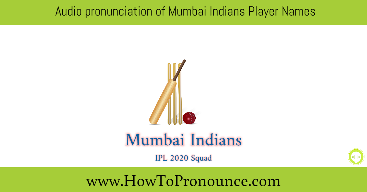 Mumbai Indians Squad / Player List 2020 Mumbai Indians Squad / Player List 2020