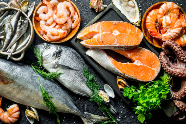 Varieties of Sea Foods Varieties of Sea Foods