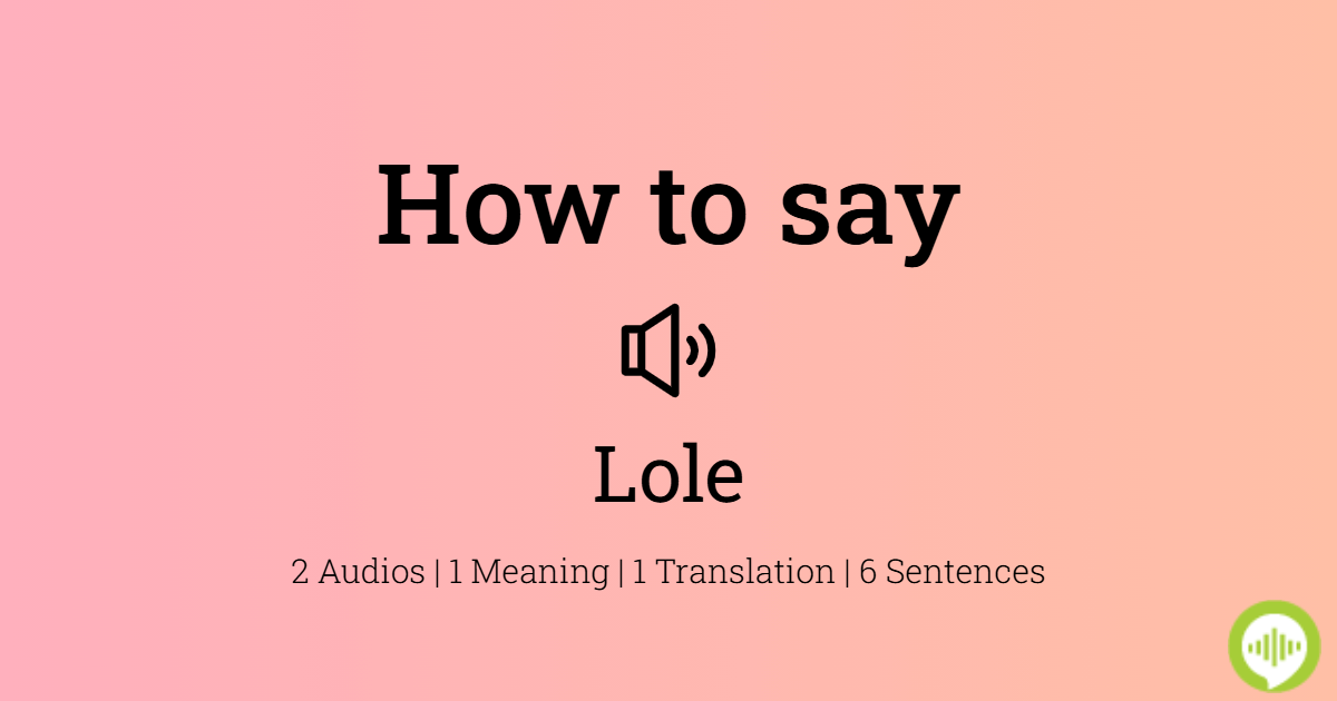 How to Pronounce LOL? (CORRECTLY) 