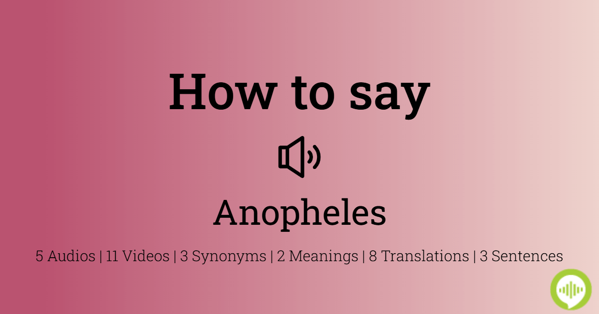 how-to-pronounce-anopheles-howtopronounce