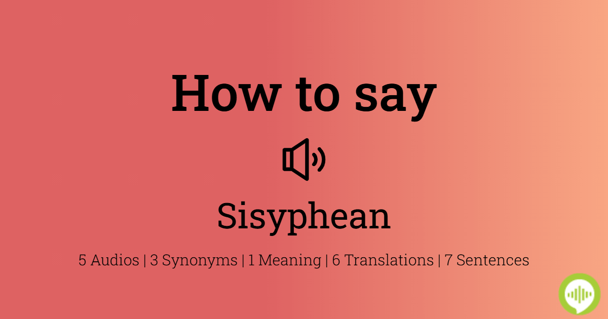 Sisyphean meaning