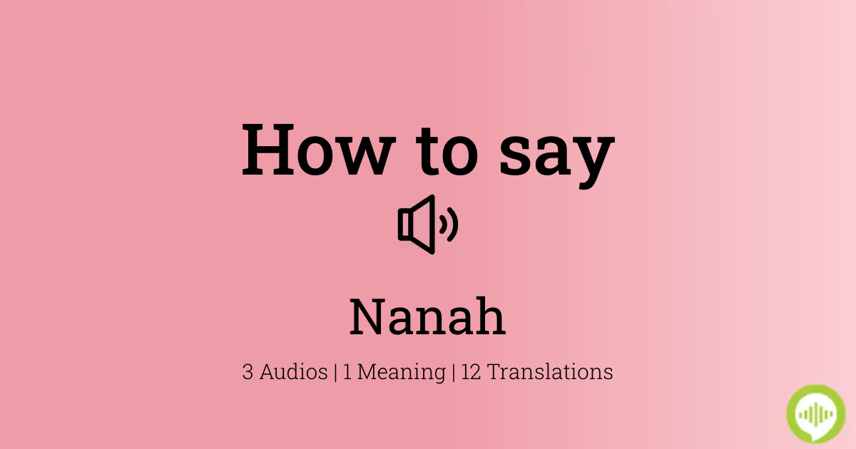 English nanah in Translation Services
