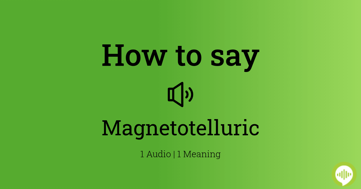 How to Pronounce Magnetoluminescence 