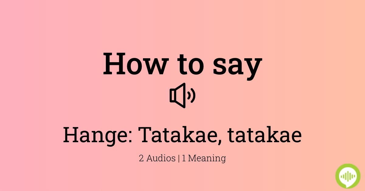 How To Pronounce Hange Tatakae Tatakae In Japanese 