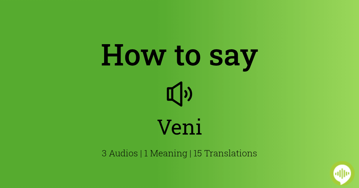 How to pronounce “Veni, Vidi, Vici” [Video]