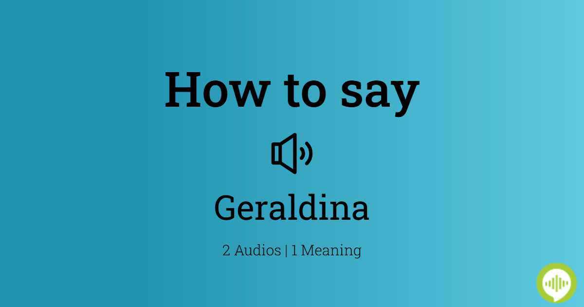 How to pronounce Grgurina