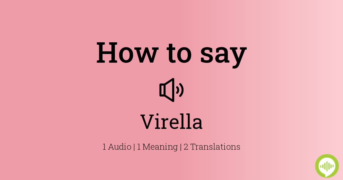 How to Pronounce virelai on Vimeo