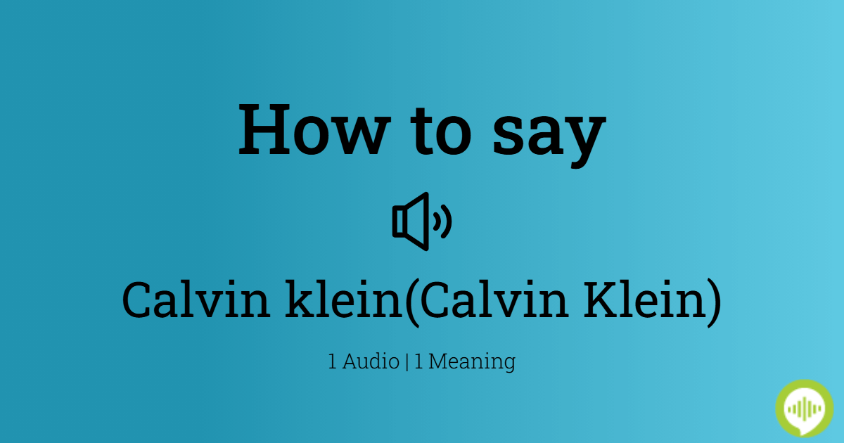 how-to-pronounce-calvin-youtube