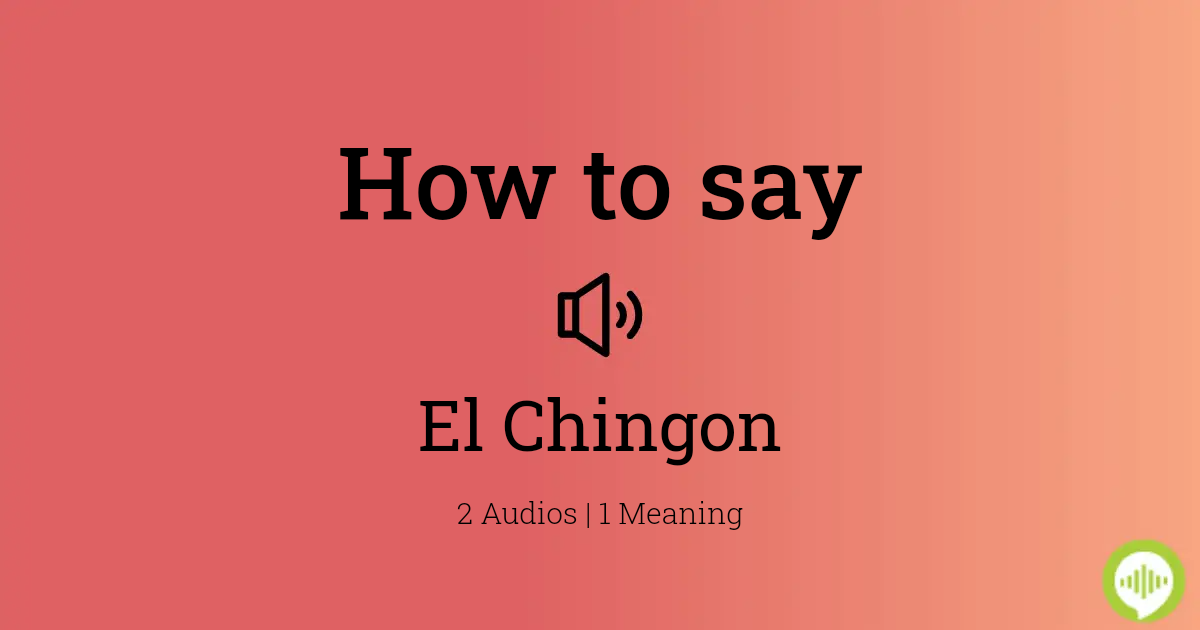 Muy chingon in english