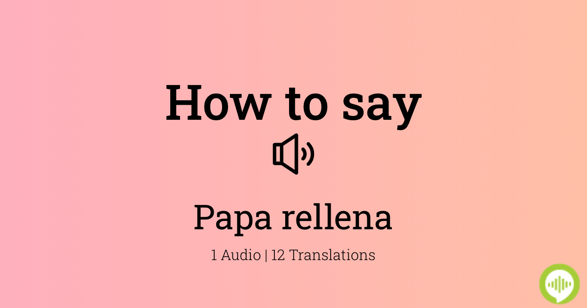 Papa rellena - Wikipedia