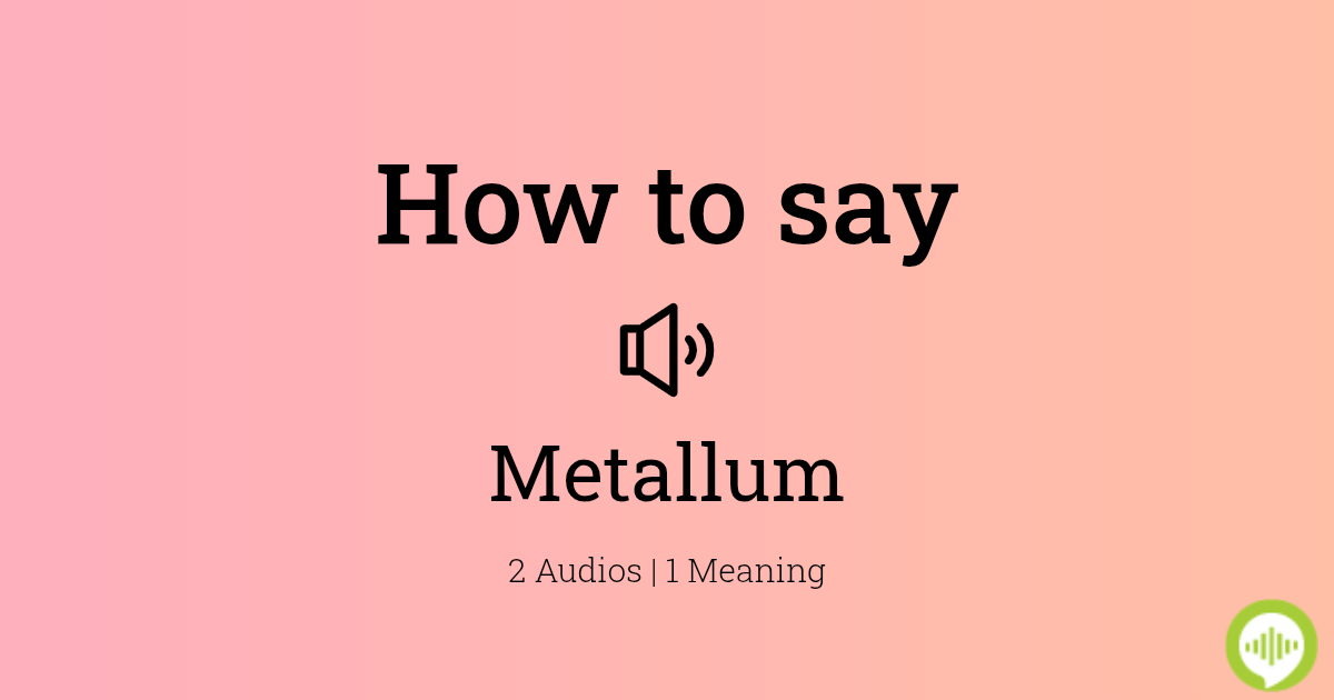 Metallum - Serif font Family