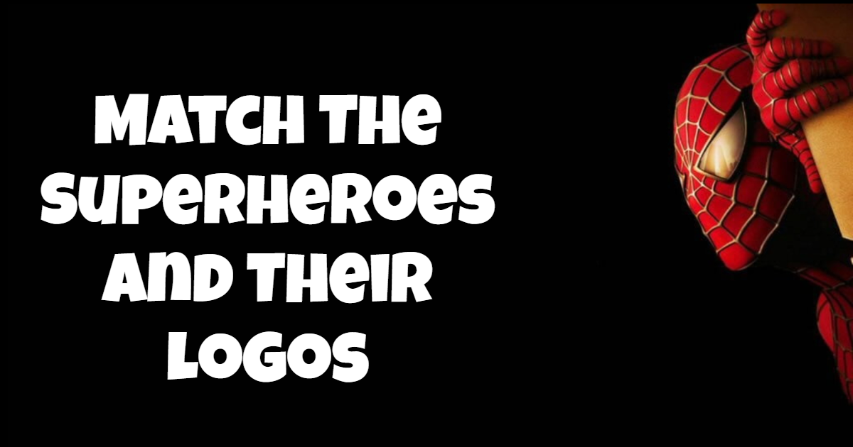 Match The Superheroes And Their Logos thumbnail