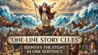 One line, one clue… can you uncover the story?