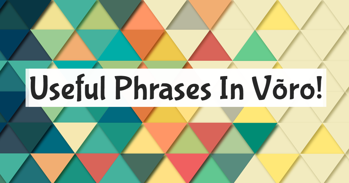 Learn Some Useful Phrases In Võro! thumbnail