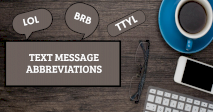 Text Message Abbreviations