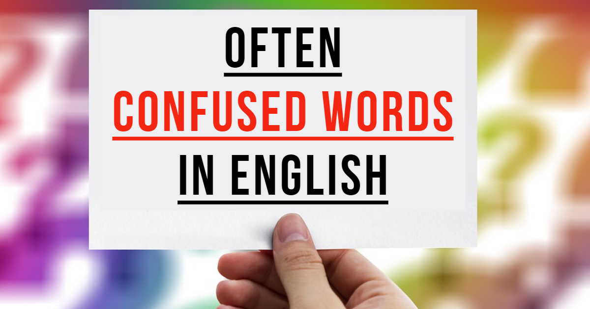 Often Confused Words In English! thumbnail