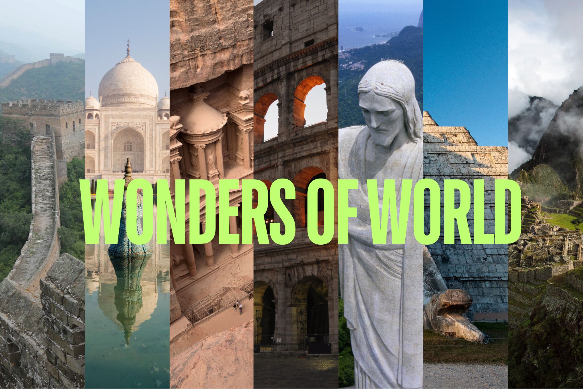 Try this interesting quiz about the wonders of the world!! thumbnail