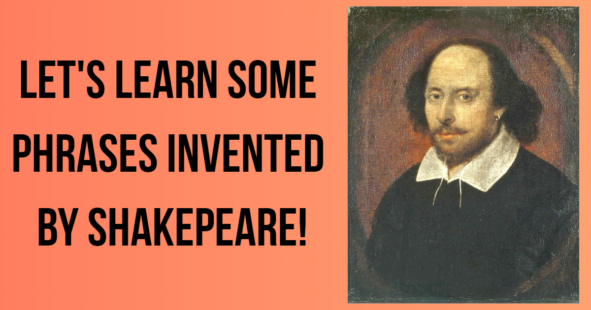 Phrases Invented By Shakespeare! thumbnail