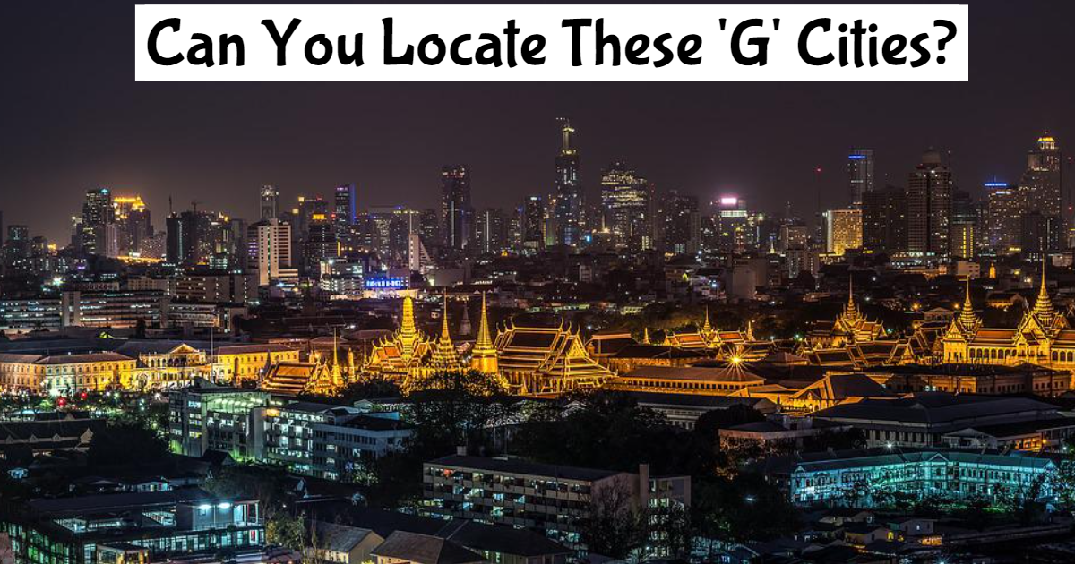 Can You Locate These 'G' Cities? thumbnail