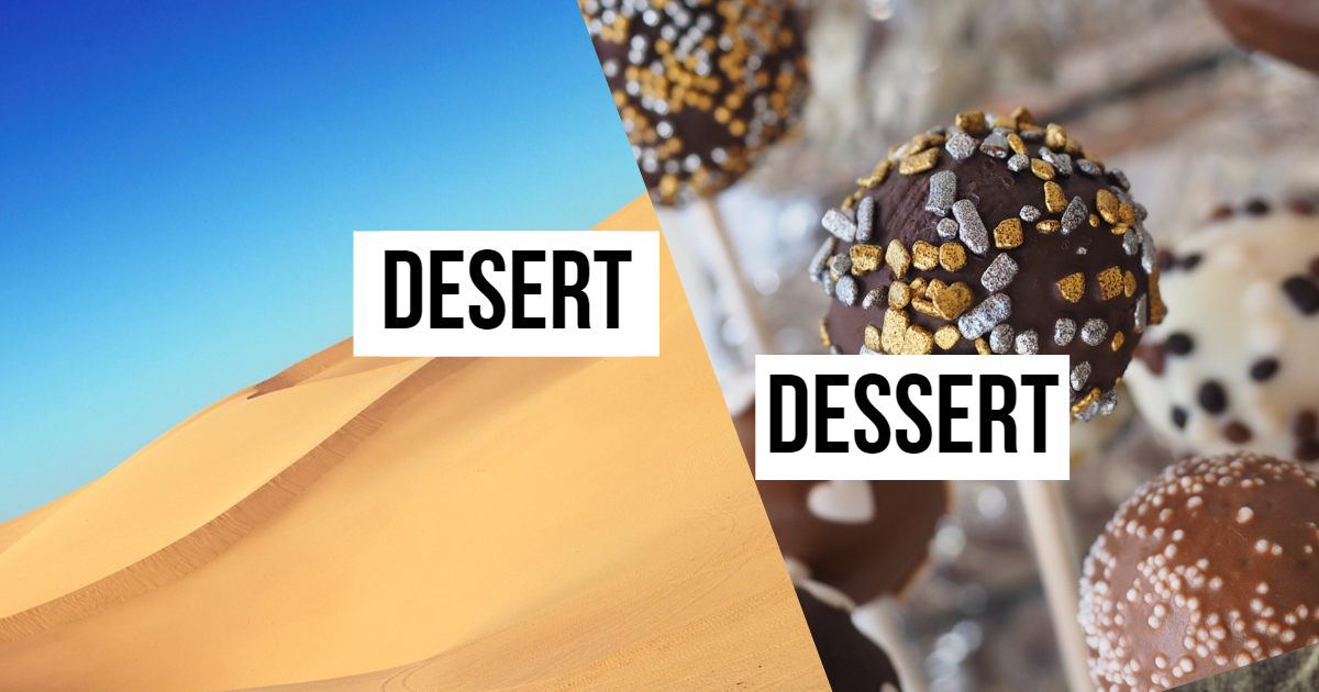 Desert Or Dessert? Guess It Out! thumbnail