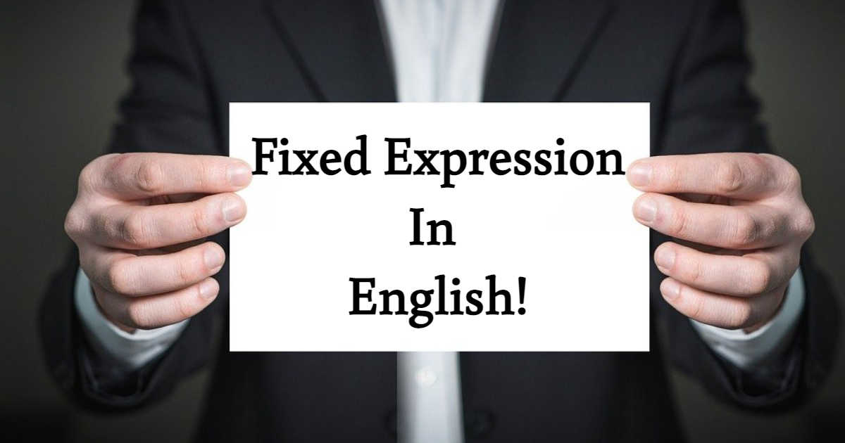 Fixed Expression In English! thumbnail