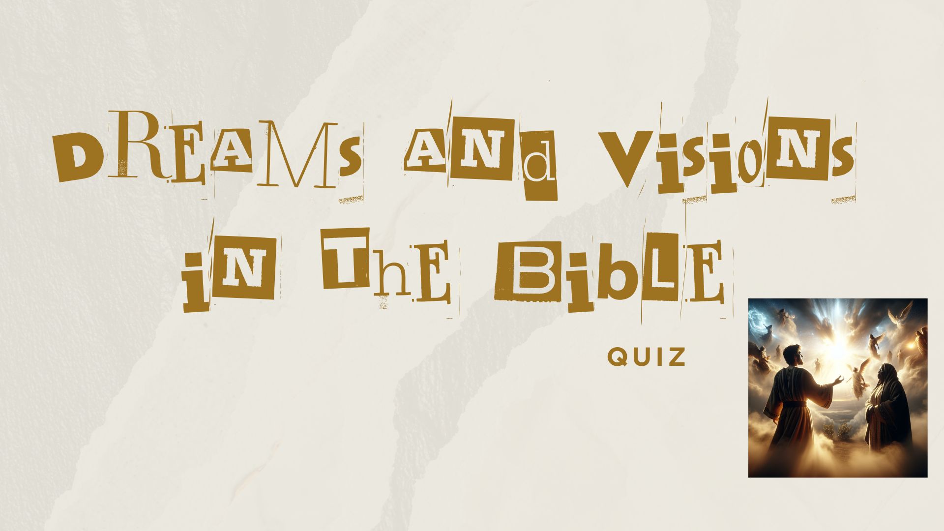 Discover the divine messages hidden in dreams and visions of the Bible. thumbnail