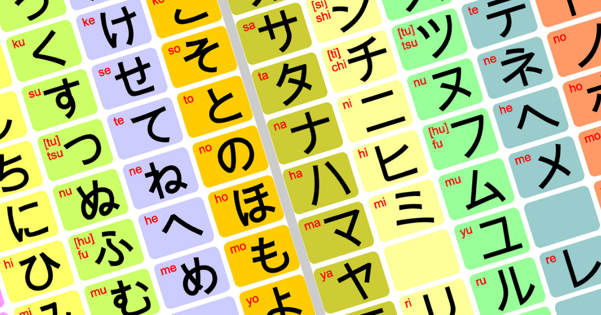 Japanese Hiragana And English syllable! thumbnail