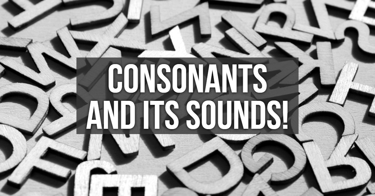 Consonants And Its Sounds! thumbnail
