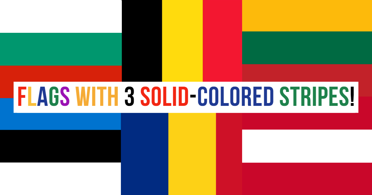 Flags With 3 Solid-Colored Stripes! thumbnail