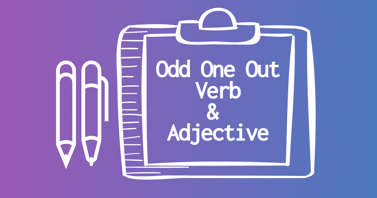 Odd One Out - Verb & Adjective thumbnail