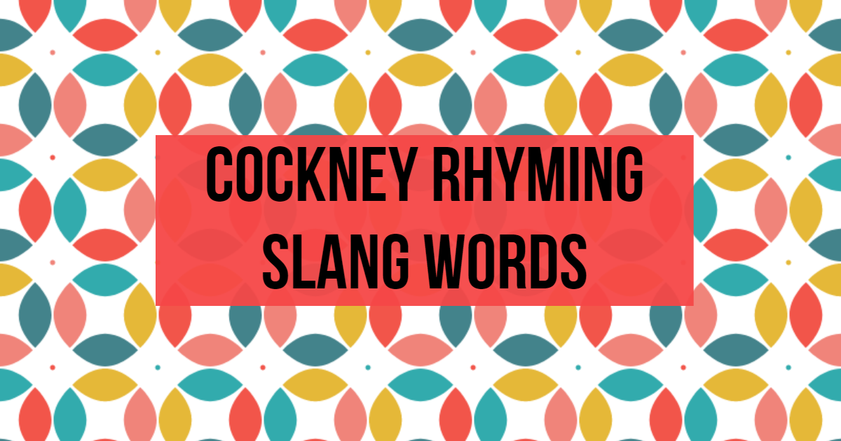 Complete These Cockney Slang Words! thumbnail