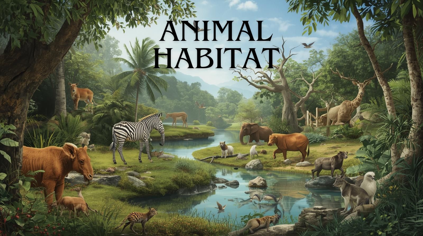 From jungles to ice caps — find every animal’s habitat! thumbnail