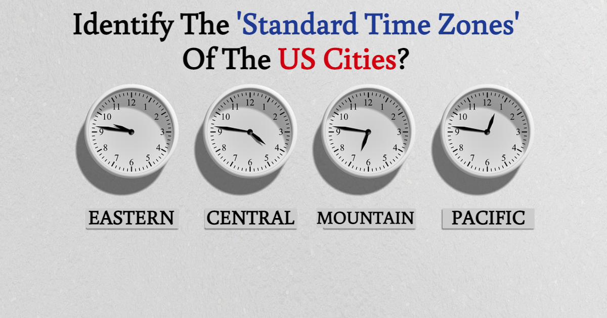Quick Guess: Four Standard Time Zones! thumbnail
