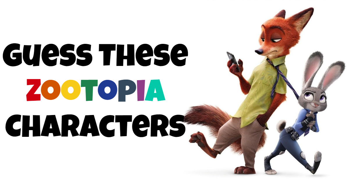 Guess These "Zootopia" Characters thumbnail