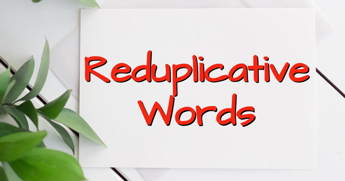 Guess The Reduplicate Words! thumbnail