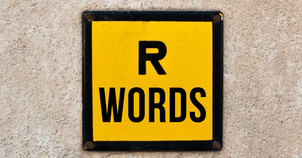 Guess The R Words By Two Words Hint! thumbnail