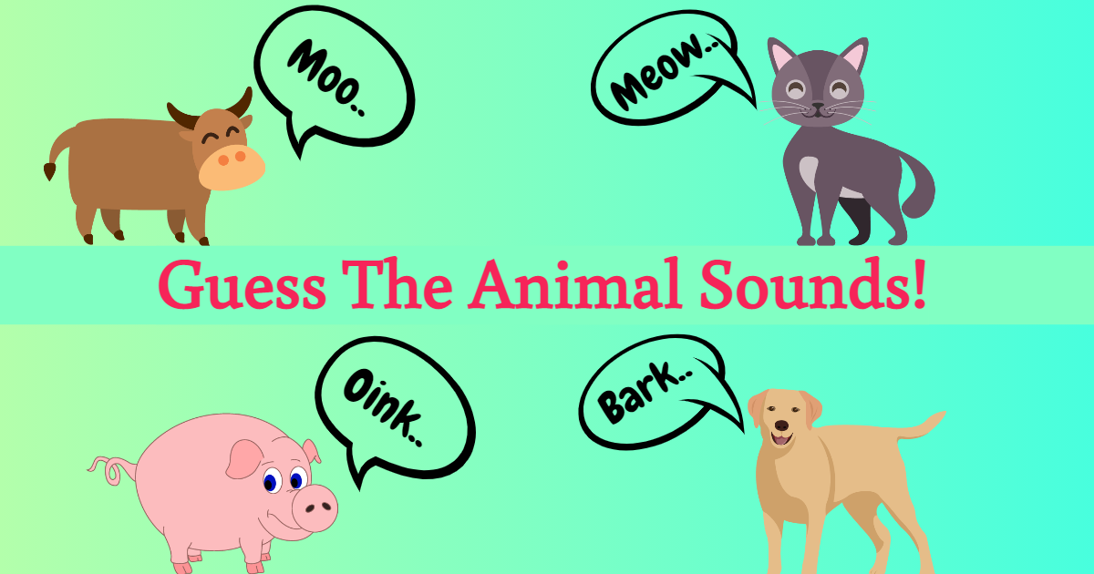 Guess The Animal Sounds! thumbnail